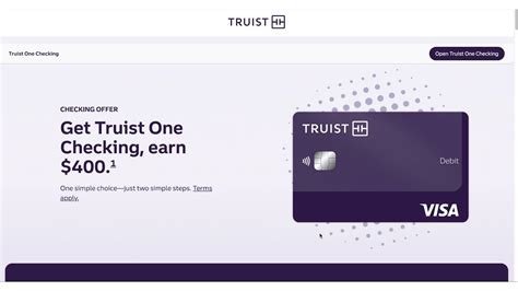 truist checking account business